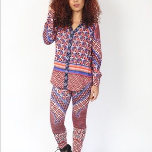 Pants and matching top.